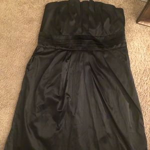 Figure Flattering Pleated Cocktail Dress